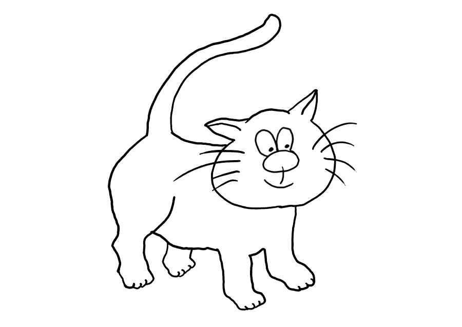 Cat Coloring Book for kids